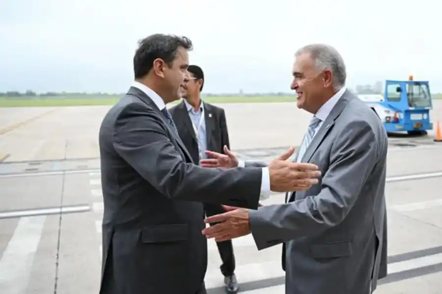 Lisandro Catalán y Osvaldo Jaldo.