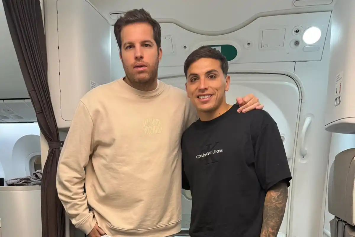 Mateo Coronel viajó a México junto a su representante Borja García.