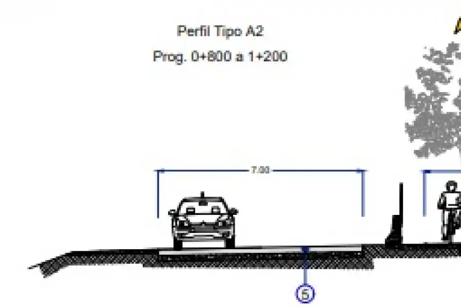 EL SUEÑO. Así se observa la ciclovía en el proyecto ejecutivo.