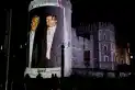Polémica: cuatro detenidos por proyectar imágenes de Trump y Epstein sobre el castillo de Windsor