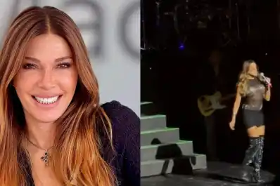 Catherine Fulop se cayó del escenario en pleno show de Erreway: “¡Estoy viva!”