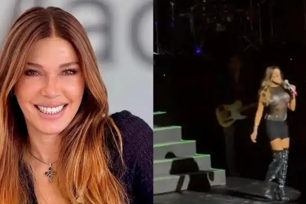 Catherine Fulop se cayó del escenario en pleno show de Erreway: “¡Estoy viva!”