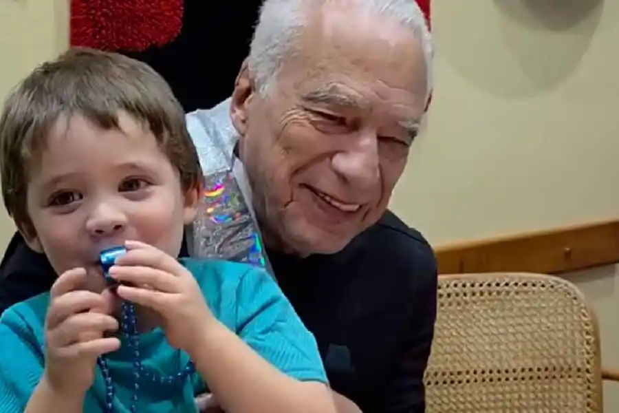 Así luce hoy Emilio, el hijo de Alberto Cormillot, en su cuarto cumpleaños