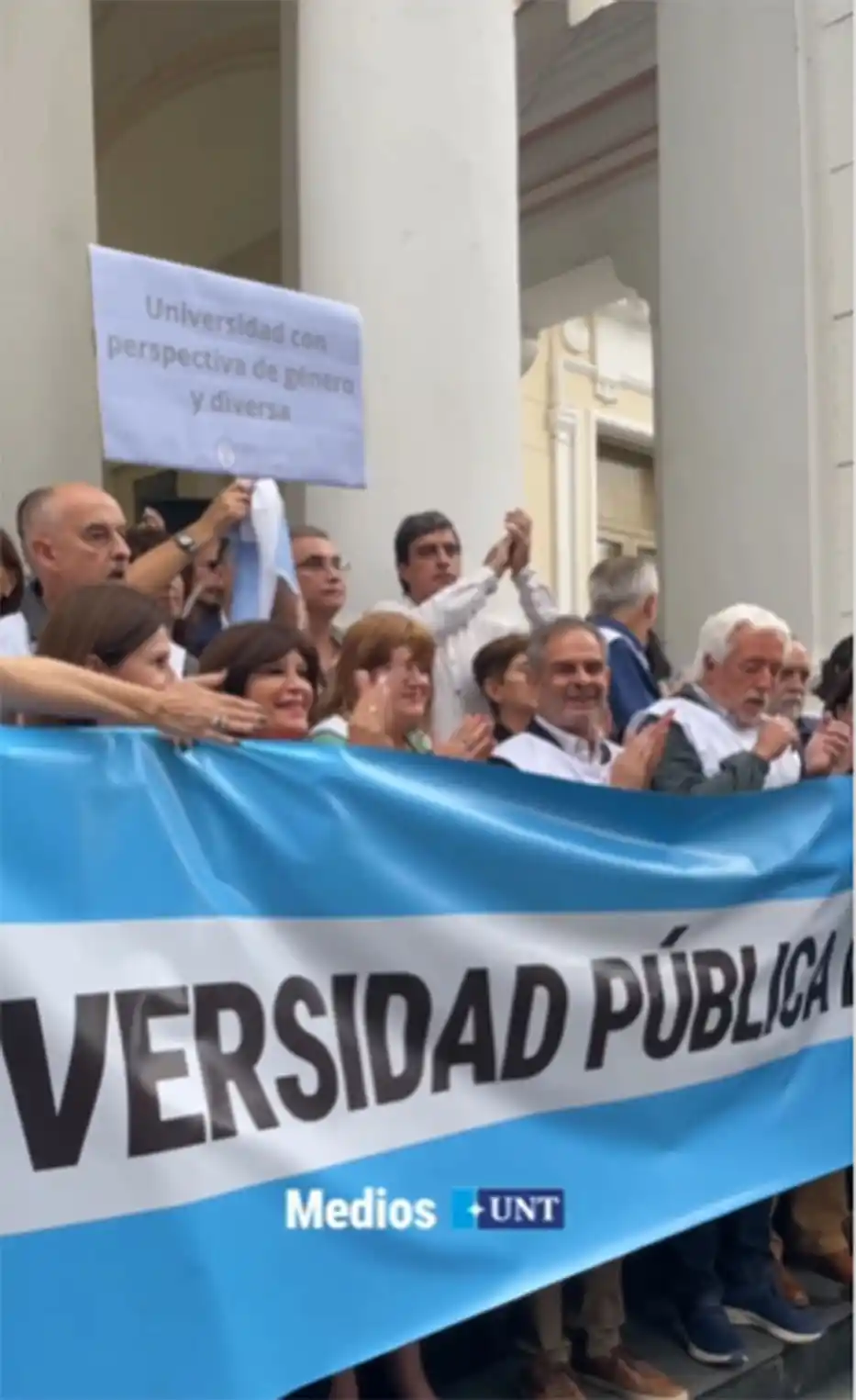 “EN FAVOR DE TODOS”. Tucumán se movilizará en rechazo al veto. captura de video