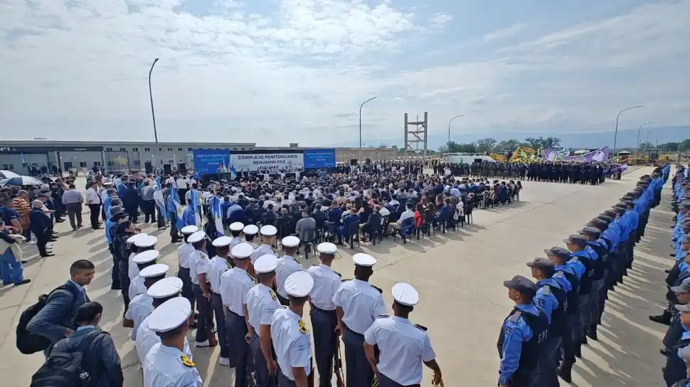 ACTO. El gobernador, Osvaldo Jaldo, inauguró el segundo módulo del Complejo Penitenciario de Trancas que permitirá expandir 800 plazas.
