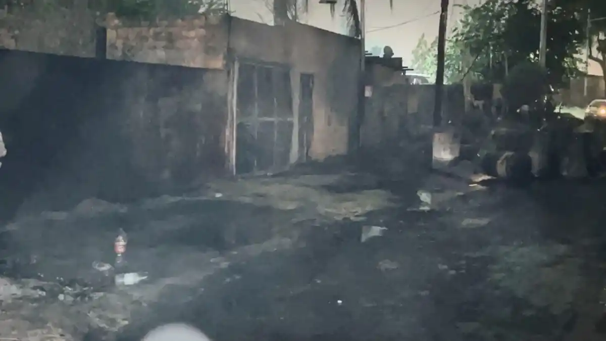 Incendio en un depósito de aceite: el propietario sufrió quemaduras en el 40% del cuerpo