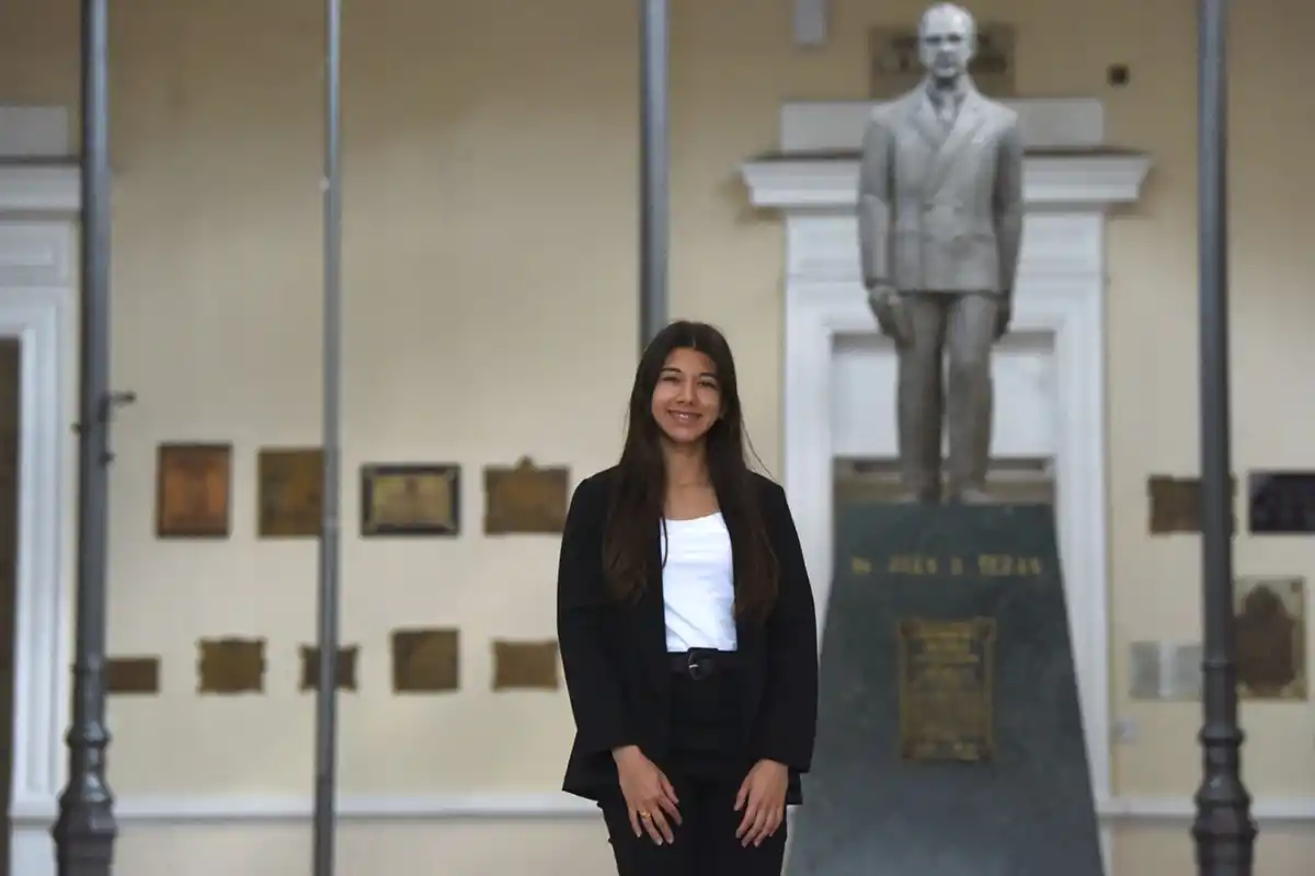 UNA GRAN ALUMNA.. Su forma de estudio es con cronogramas, según la materia y fecha de examen. / LA GACETA, ANALÍA JARAMILLO