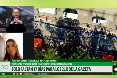 Chequeo, prevención e hidratación: consejos de una cardióloga para llegar seguro a los 21K de LA GACETA