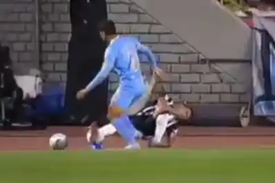 Video: el tucumano Tomás Cuello sufrió una escalofriante lesión en la Copa Sudamericana