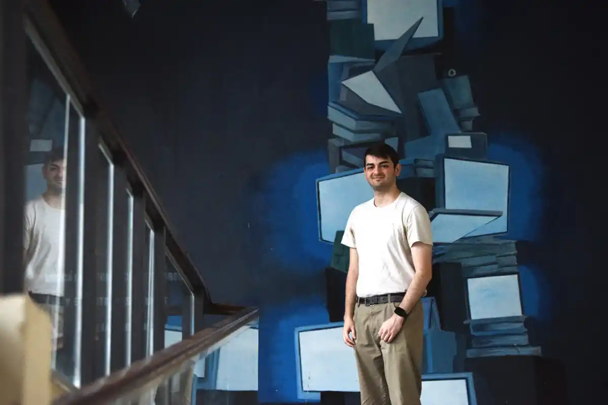 MEJOR PROMEDIO. Luciano Pulido, estudiante de quinto año de Ingeniería en Sistemas en la UTN tiene un promedio de9,20