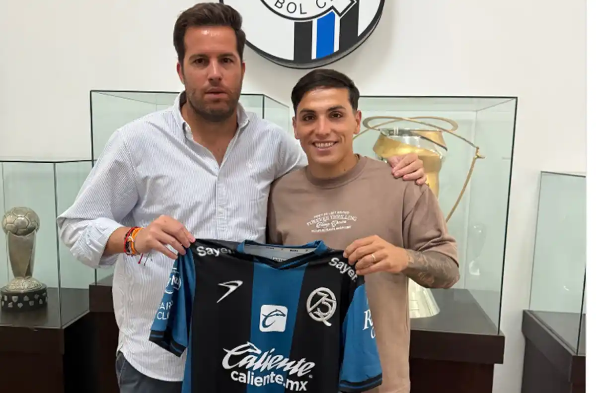 Borja García, representante de Mateo Coronel, celebró la llegada de Mateo Coronel a Querétaro.