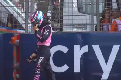 Colapinto lamentó su choque en Bakú: “Hubiera pasado a la Q2 seguro”