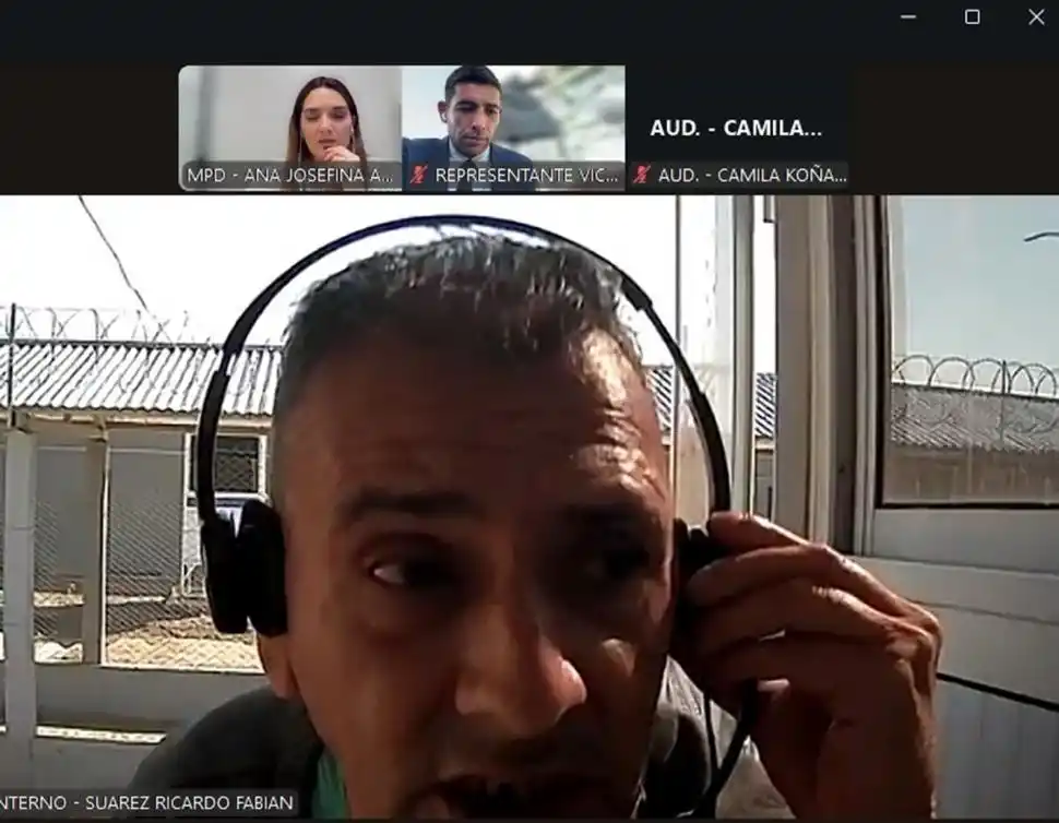 MOMENTO DE TENSIÓN. Ricardo Suárez, desde el penal de Benjamín Paz, reconoció haber cometido un error y pidió disculpas.