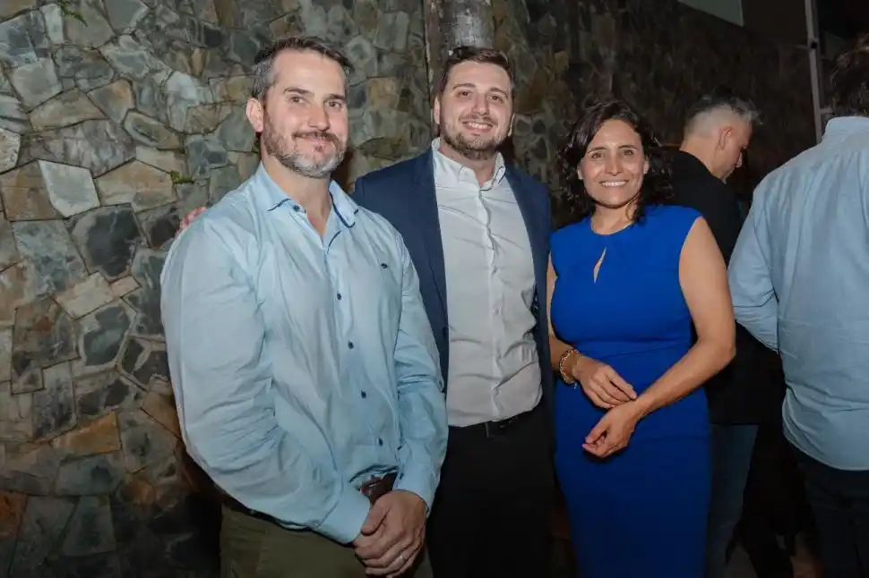 INFALTABLES. Asistieron Máximo Bulacio, Federico Marino y Virginia Ávila.