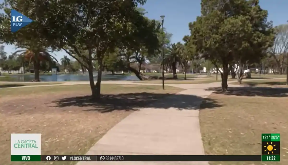 Cómo amaneció el parque 9 de Julio tras los festejos por el Día del Estudiante