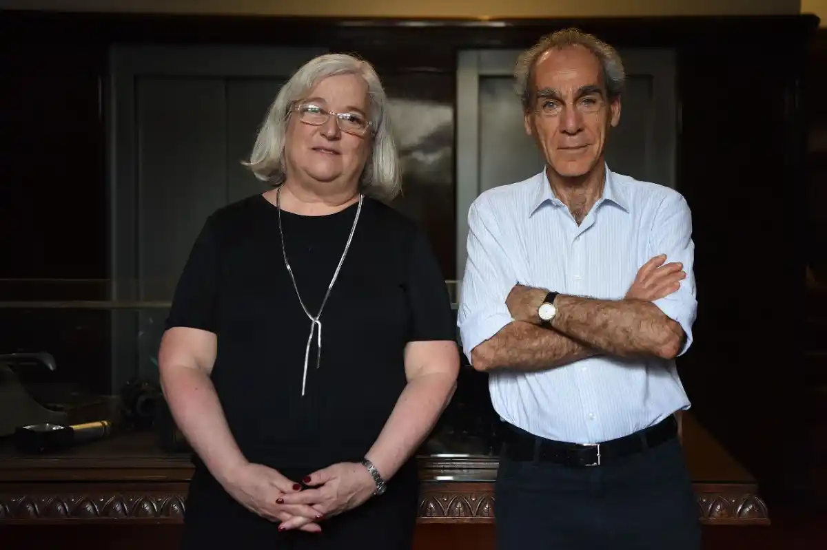 JUNTOS. Feldman y Beatriz Viuk, otra de las disertantes del congreso. LA GACETA / FOTO DE ANALÍA JARAMILLO
