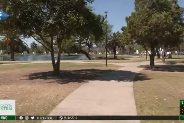Cómo amaneció el parque 9 de Julio tras los festejos por el Día del Estudiante