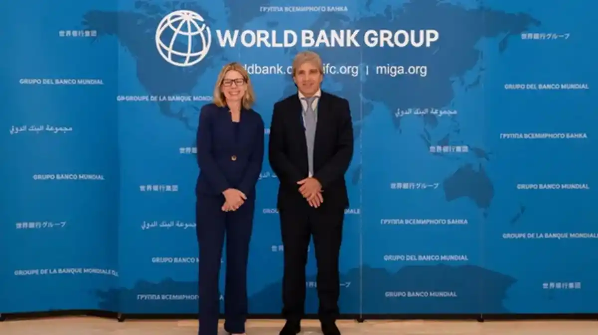 El Banco Mundial dio una muestra de apoyo al programa de Luis Caputo.