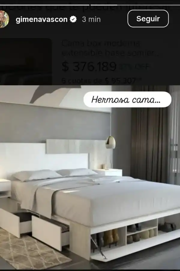 El posteo de la pareja del 