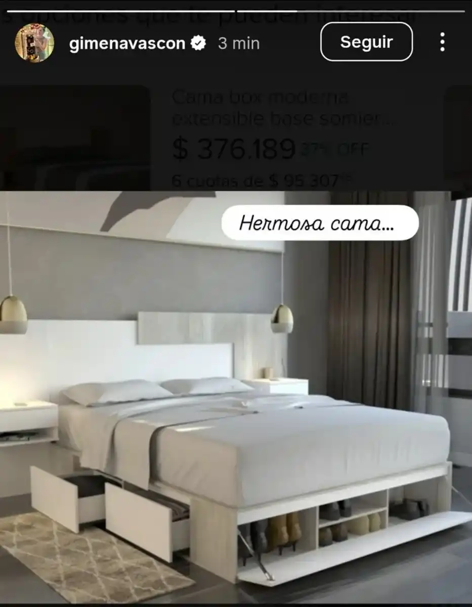 El posteo de la pareja del 