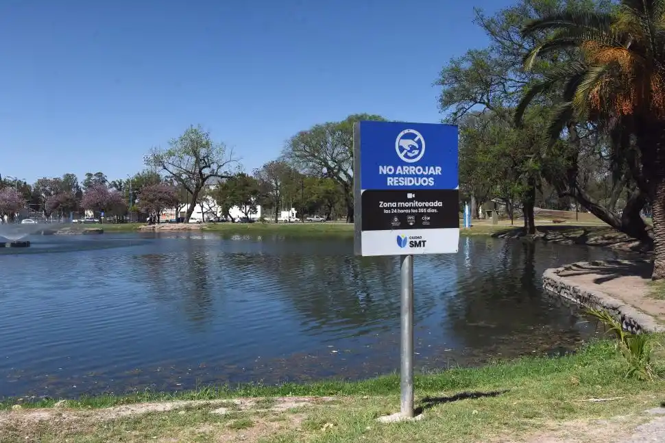 CONTROLES. La zona del lago está vigilada a través de cámaras.