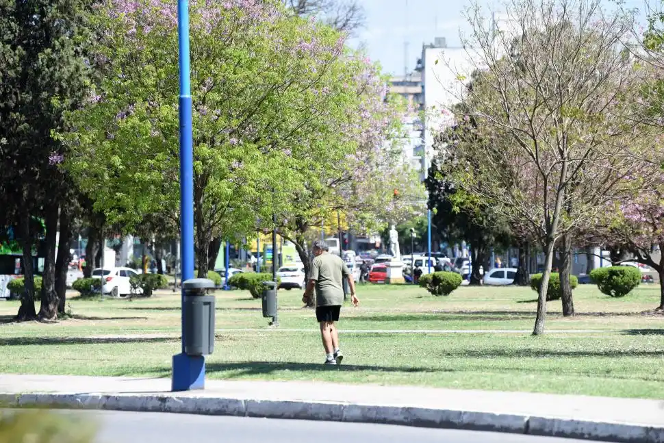 SIN RESIDUOS A LA VISTA. El parque 9 de Julio amaneció cuidado y sin desechos tras los festejos de la Primavera.