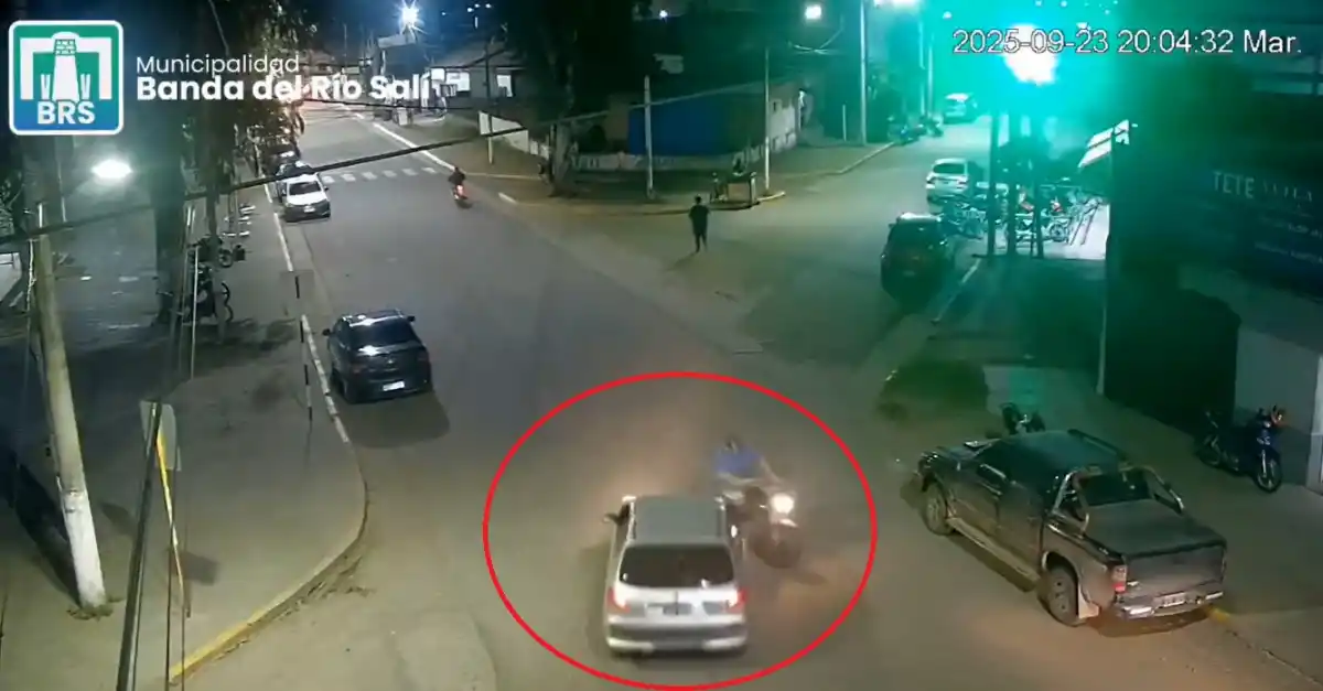 Banda del Río Salí: un choque derivó en una violenta agresión registrada por las cámaras