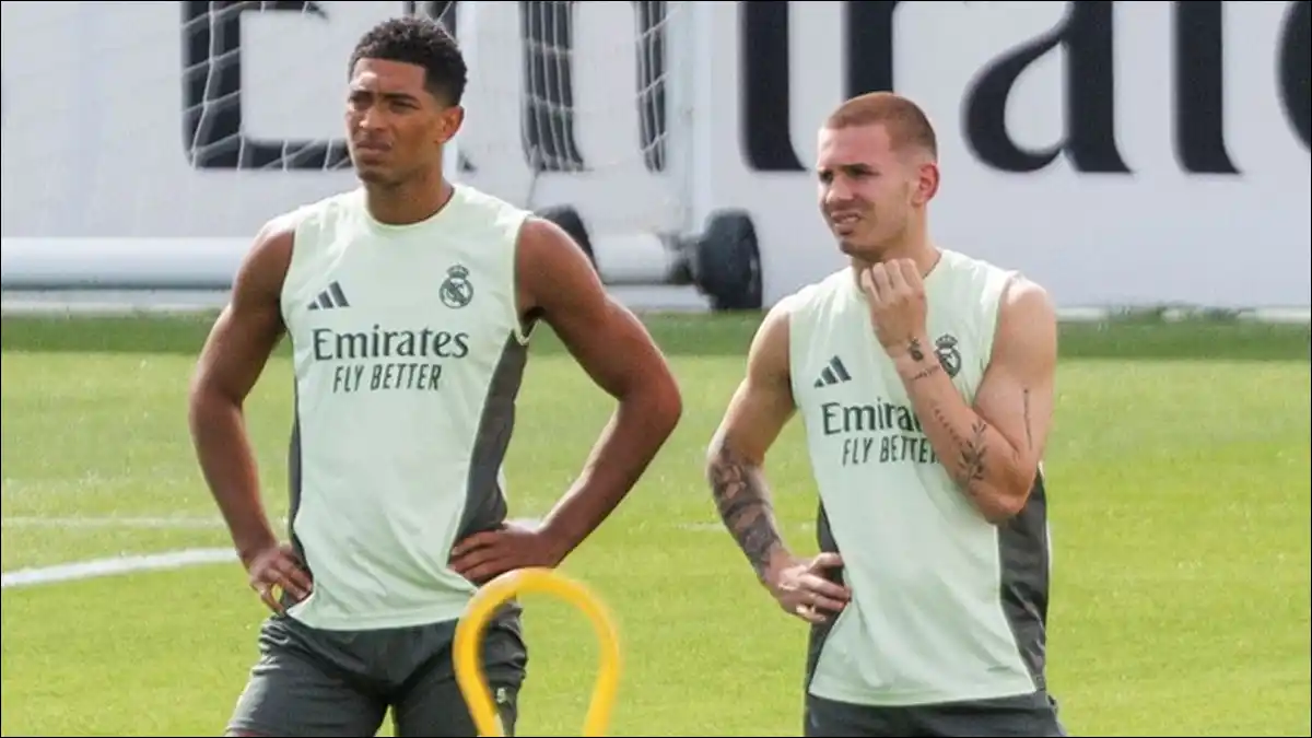 ELOGIO. El juvenil argentino sorprendió al destacar la jerarquía de Bellingham, que regresa tras una lesión.