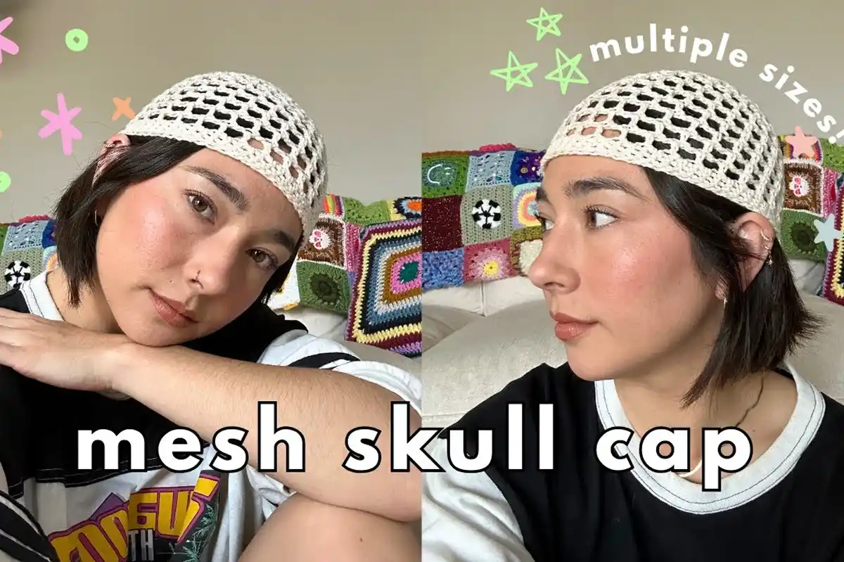 GORRO DE CROCHET. Este es el accesorio que marca la moda primavera-verano. / YOUTUBE