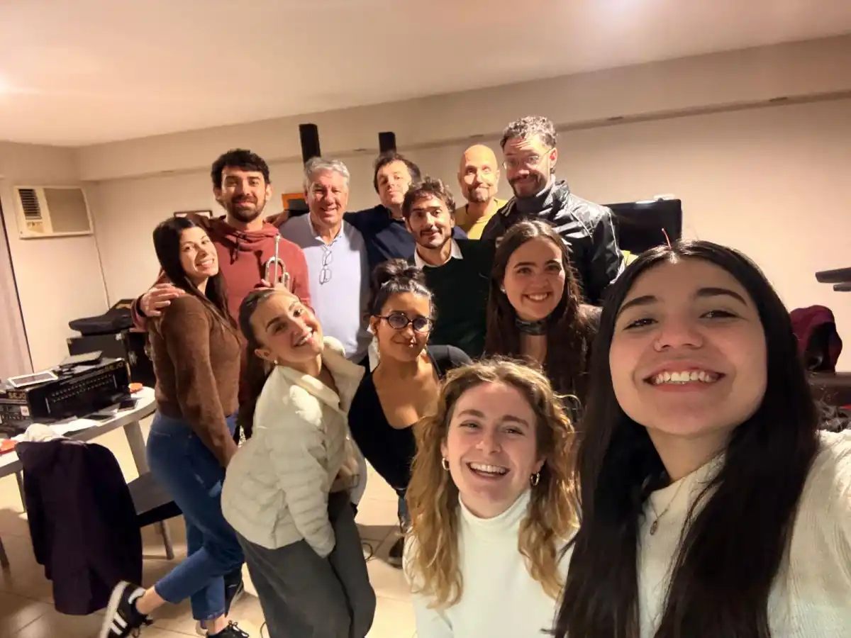ENSAYANDO. The Tramps se prepara desde hace semanas para llegar con todo a su primera función en el Teatro San Martín.