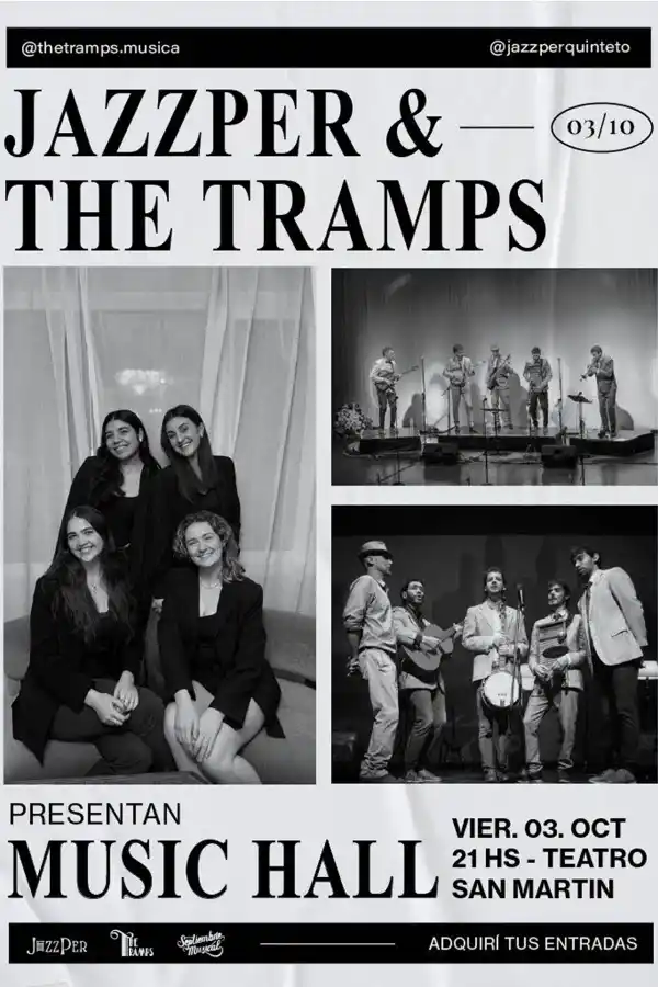 SEPTIEMBRE MUSICAL. El debut de The Tramps forma parte del festival más importante de Tucumán y promete una noche de jazz con sello local.