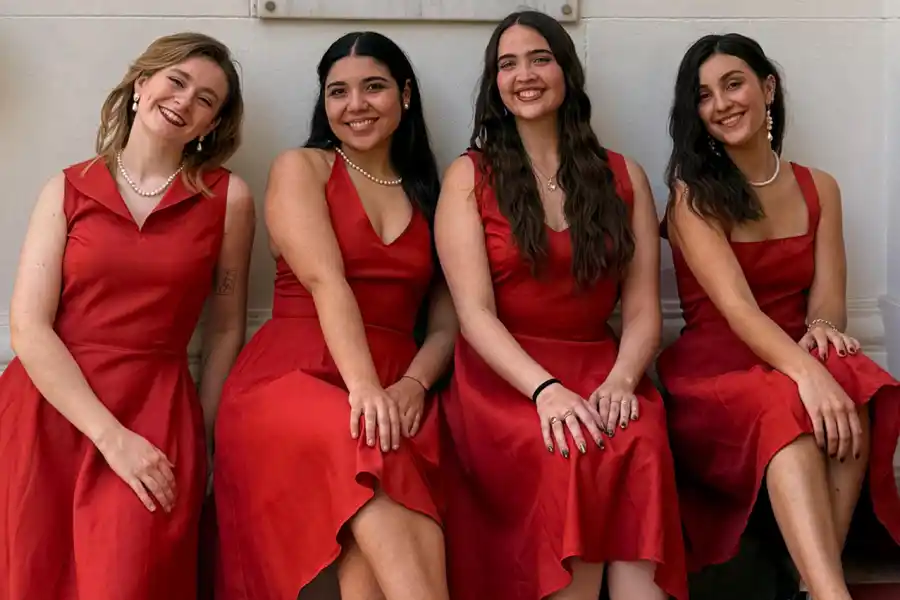 THE TRAMPS. En la imagen, de izquierda a derecha, aparecen Victoria, Valentina, Salma y Agustina