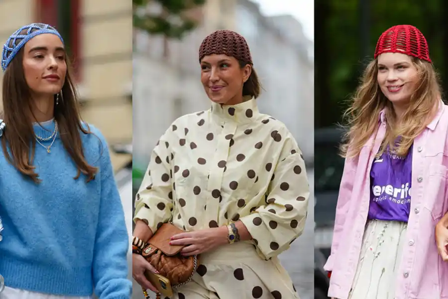 SEMANA DE LA MODA. Las influencers nórdicas confirmaron que el crochet es el accesorio estrella de la temporada. / GETTY IMAGES