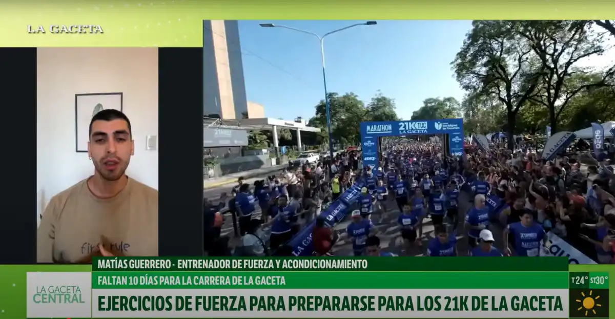 CONSEJOS. Guerrero explicó cómo deben prepararse los atletas y aficionados que deseen participar de los 21k de LA GACETA.