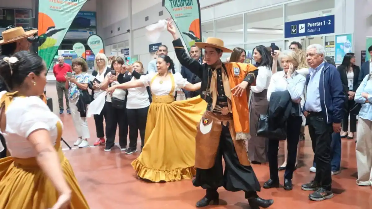 Una gran bienvenida al vuelo inaugural de Copa Airlines.