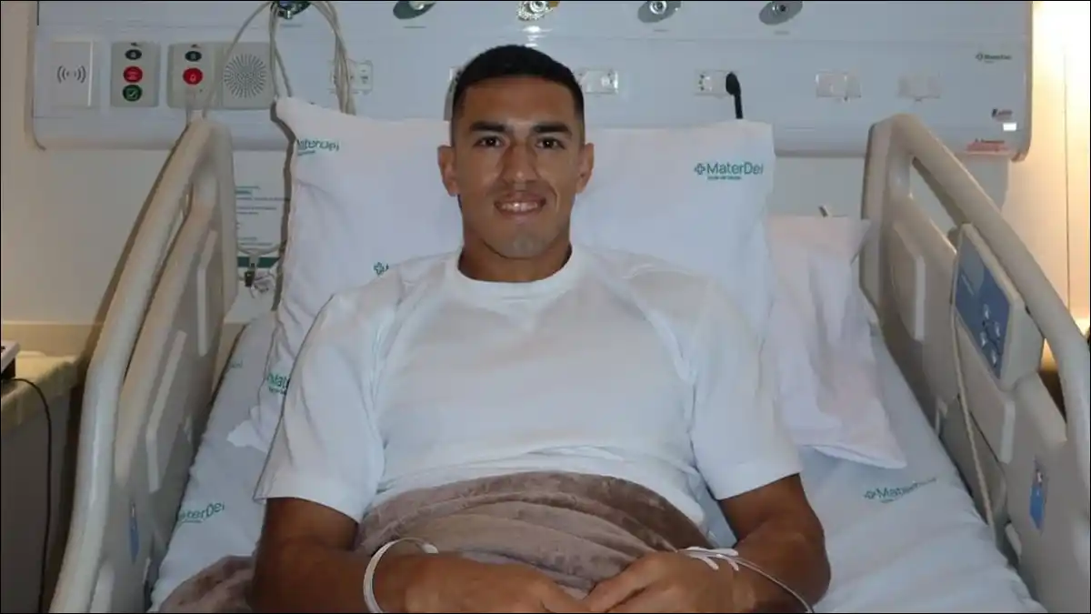 EN BUENAS MANOS. Tomás Cuello, tras la cirugía en Belo Horizonte, comenzará la rehabilitación acompañado por el cuerpo médico del Mineiro.