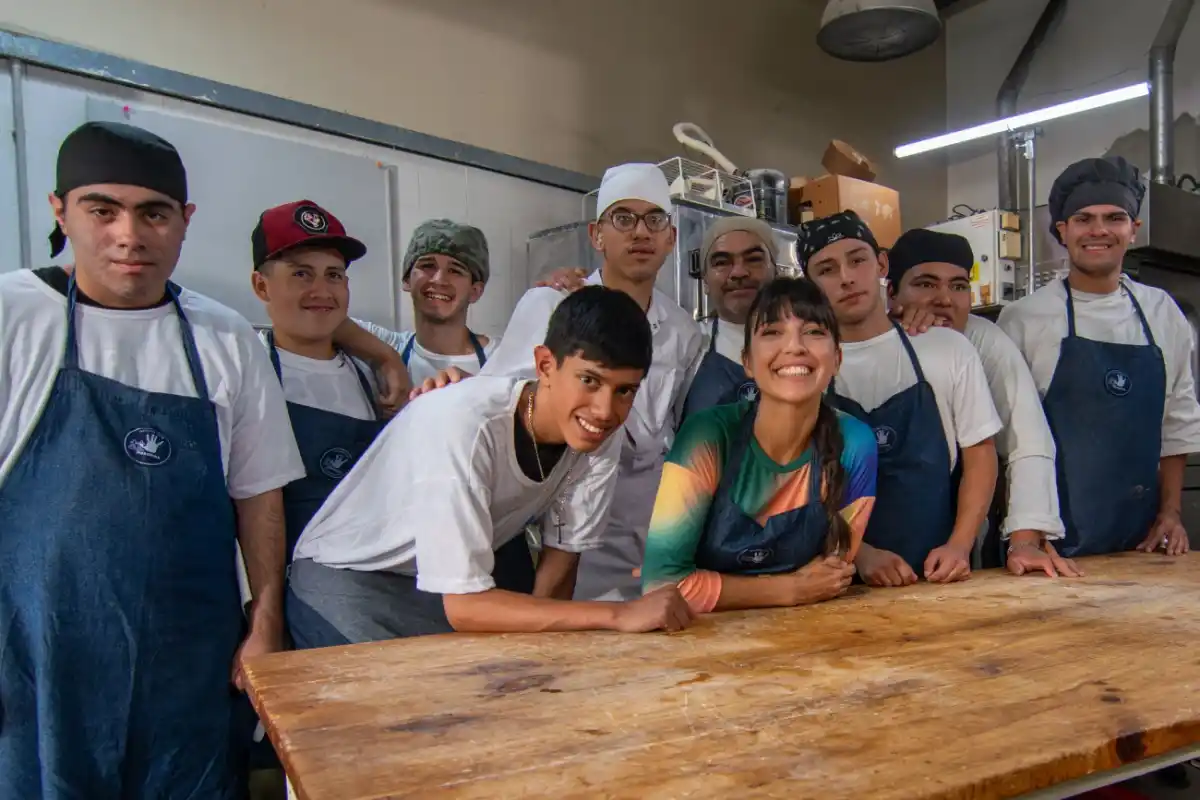 GASTRONOMÍA. Felicitas Pizarro muestra a la cocina como herramienta de inclusión social.