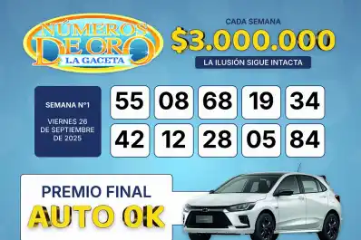 Los Números de Oro de LA GACETA del 26 de septiembre de 2025
