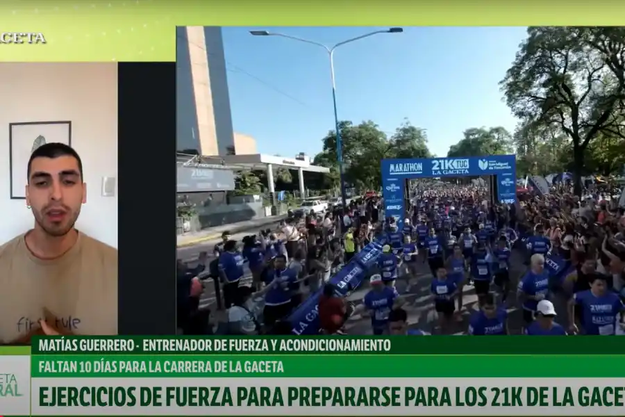 CONSEJOS. Guerrero explicó cómo deben prepararse los atletas y aficionados que deseen participar de los 21k de LA GACETA.