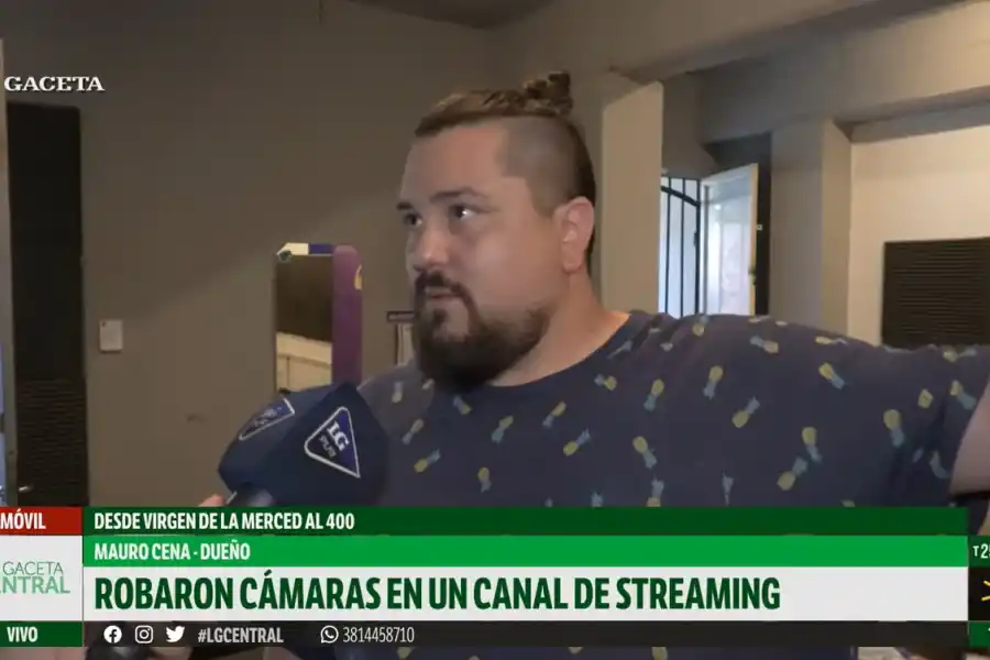 El dueño, Mauro Cena, relató los detalles del asalto.