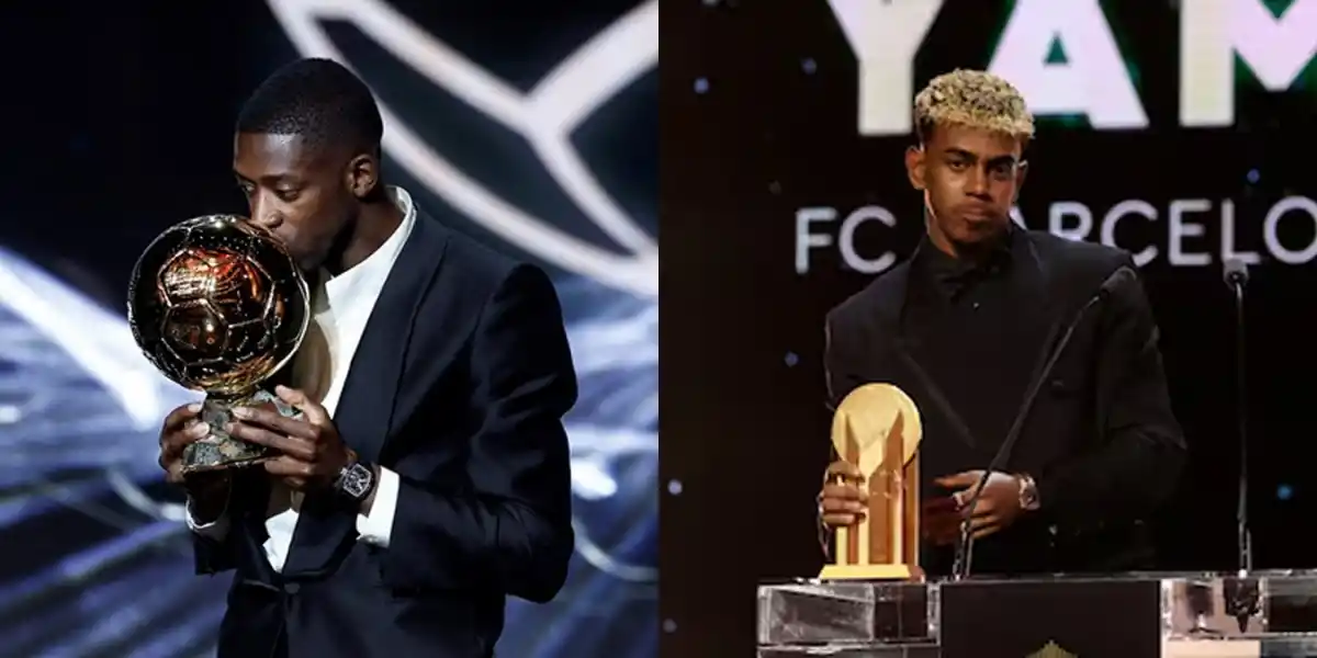 DEMOSTRACIÓN DE PODER. Ousmane Dembélé arrasó en la votación y se consagró como el sexto francés en ganar el Balón de Oro.