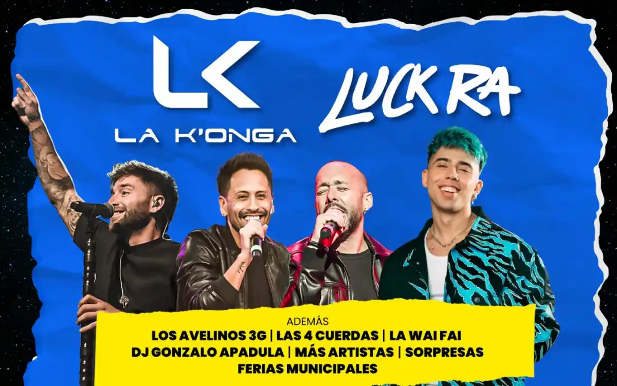 Cómo conseguir las últimas entradas gratuitas para ver a Luck Ra y La Konga en Tucumán