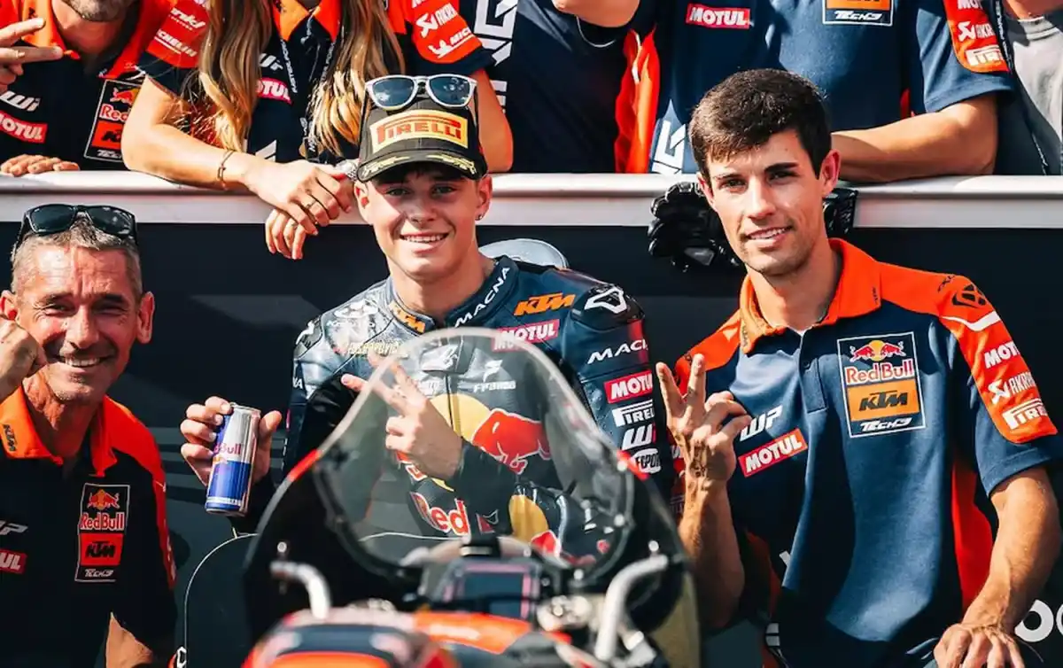 Valentín Perrone consiguió la P2 en Motegi.