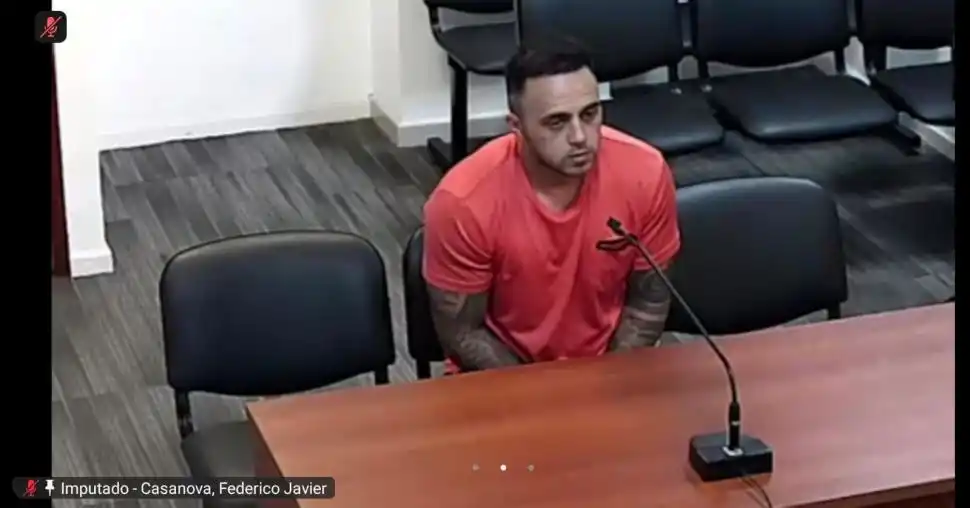 IMPUTADO. Javier “Chucky” Casanova fue procesado por portación y tenencia de arma de guerra sin autorización legal y por abuso de armas.