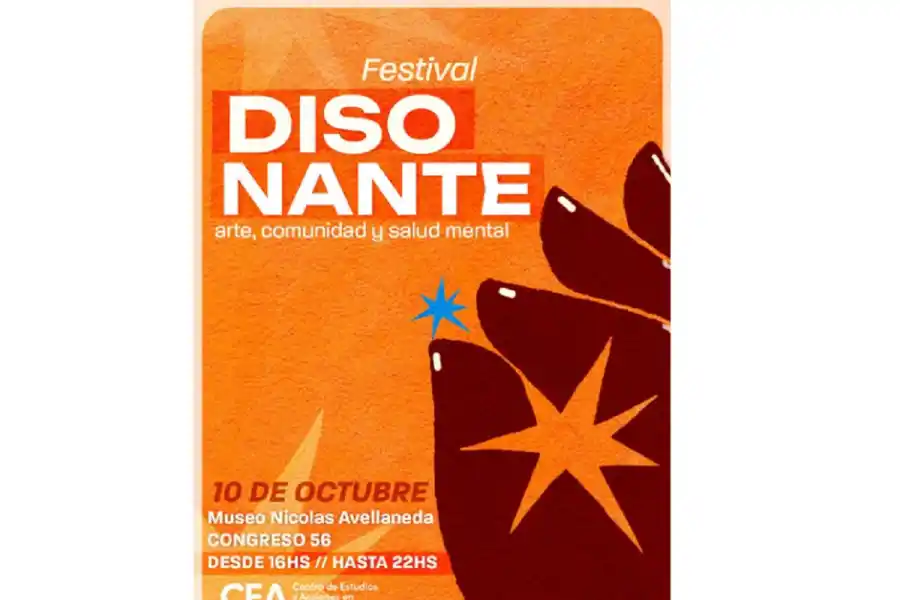 Se viene la primera edición de Disonante, un festival de arte y cultura por la salud mental
