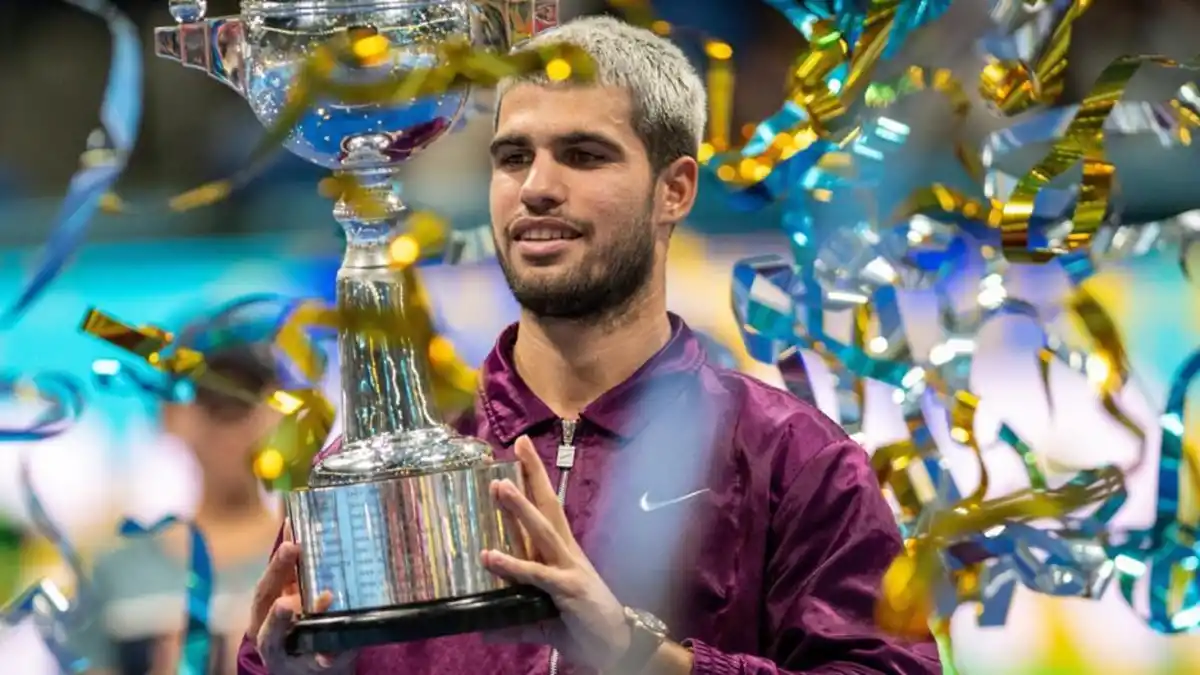 Carlos Alcaraz gana su octavo titulo en lo que va del año. 