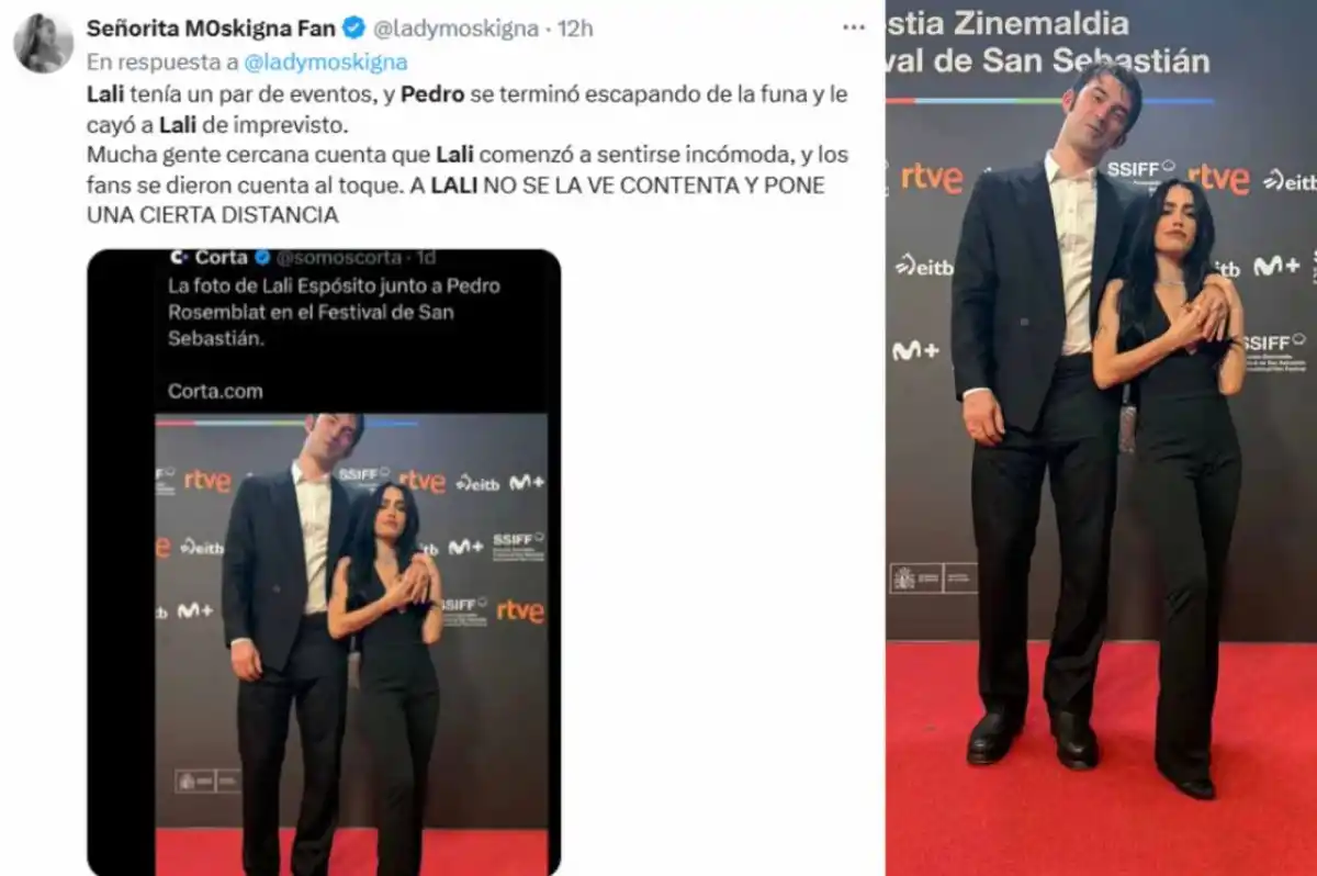 ¿Crisis en la pareja? Las fotos de Lali Espósito y Pedro Rosemblat que encendieron rumores