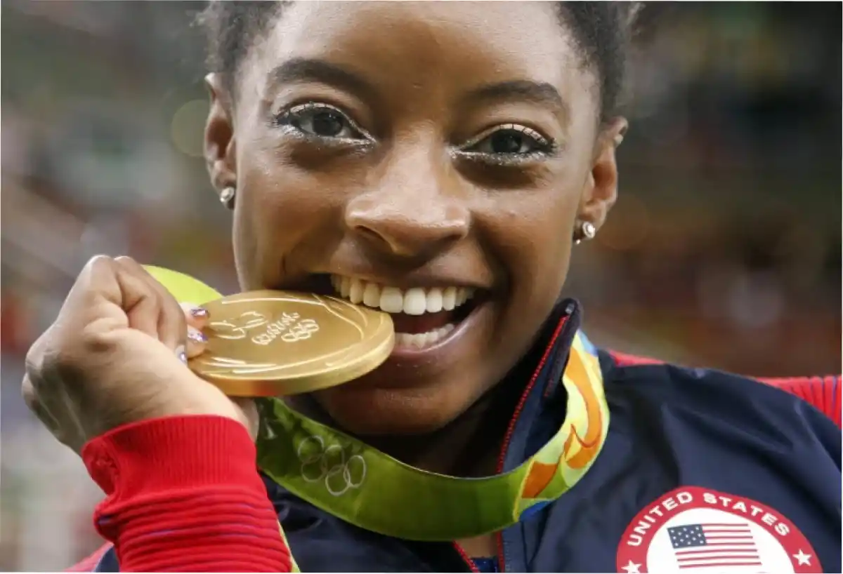 Simone Biles visitará la Argentina la semana que viene.