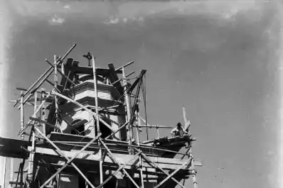 Recuerdos fotográficos: 1949. La vieja campana de Belgrano vuelve a tañer en La Merced