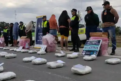 Cómo se desplegó el operativo en Trancas que terminó con cinco detenidos y 55 kilos de marihuana incautados